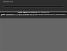 Tablet Screenshot of minok.com